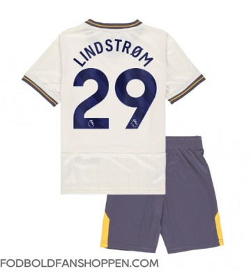 Everton Jesper Lindstrom #29 Tredjetrøje Børn 2024-25 Kortærmet (+ Korte bukser)